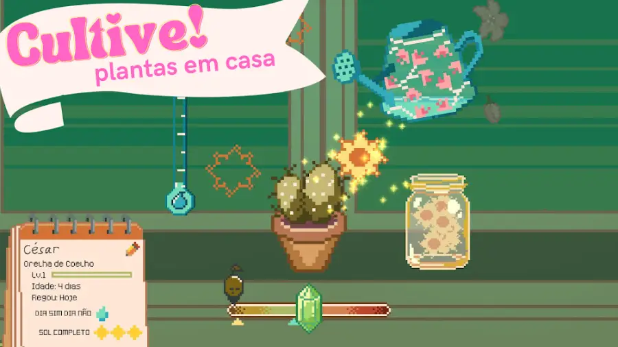 Captura de ecrã do jogo Window Garden